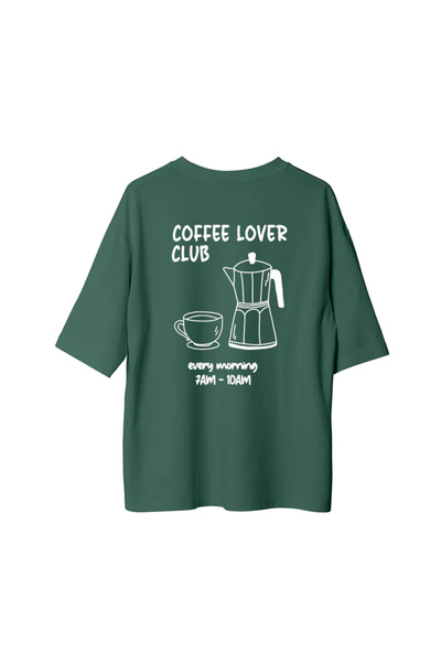 npLStore Unisex velika veličina za ljubitelje kafe Štampano Oversize kroj 100...