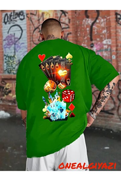 oneagılyazı Tricou oversize cu imprimeu pe spate