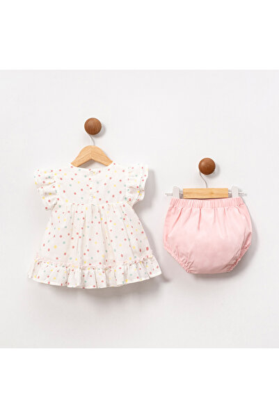 ministok Lenora Polka Dot Double Baby Girl Suit