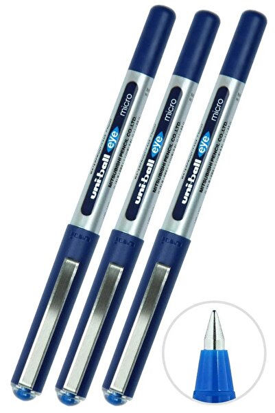 Artlantis Μπλε στυλό πιλότου 3 τεμαχίων Uniball Eye Micro 0,5 mm Roller Pilot...