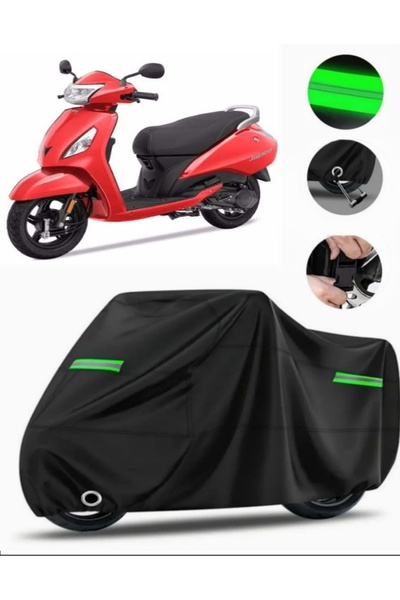 MotoEN غطاء دراجة نارية متوافق مع TVS Jupiter Premium (متوافق مع القفل) - أسو...