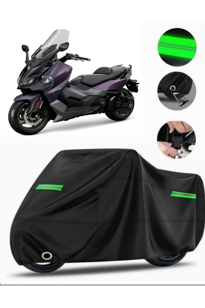 MotoEN Sym Maxsym TL 508 متوافق مع القماش المشمع للدراجات النارية Premium (مت...