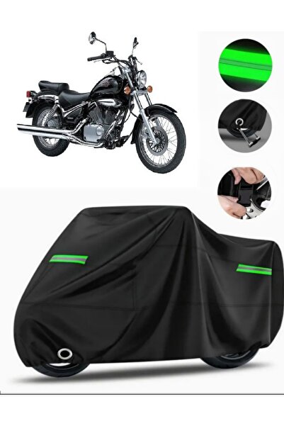 MotoEN سوزوكي VL 250 Intruder متوافق مع القماش المشمع للدراجات النارية Premiu...