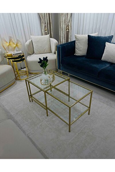 AVİBO HOME Viola Orta Sehpa Gold