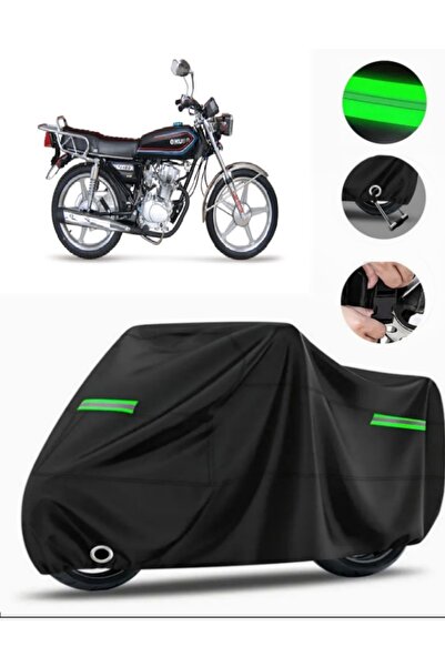 MotoEN Kuba KM 100T-9 مشمع دراجة نارية متوافق مع Premium (قفل متوافق) - أسود ...