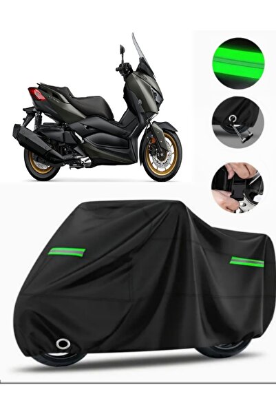 MotoEN غطاء دراجة نارية متوافق مع Yamaha X-Max 400 Tech Max Premium (متوافق م...