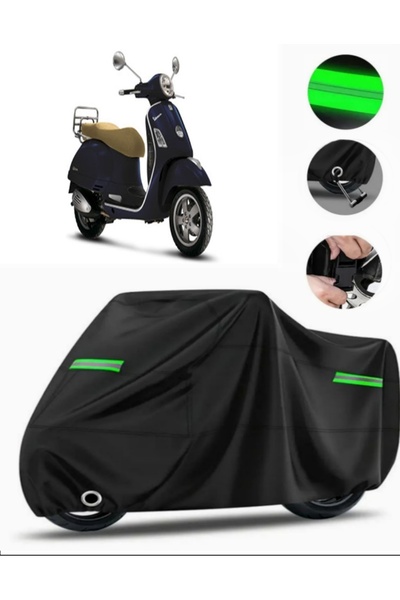 MotoEN غطاء فيسبا GTS 250 ABS متوافق مع القماش المشمع للدراجات النارية (متواف...