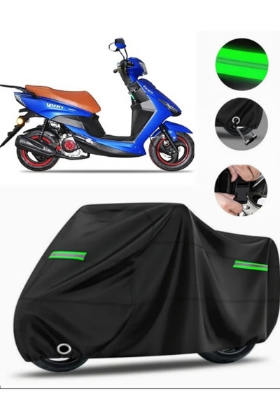 MotoEN Yuki YB50QT-3 Casper متوافق مع القماش المشمع للدراجات النارية Premium ...