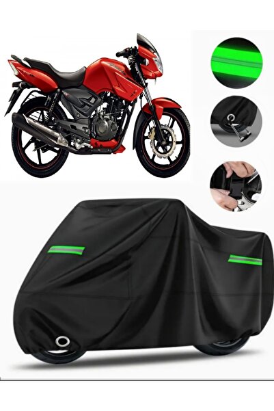MotoEN غطاء دراجة نارية متوافق مع TVS Apache RTR 150 Premium (متوافق مع القفل...