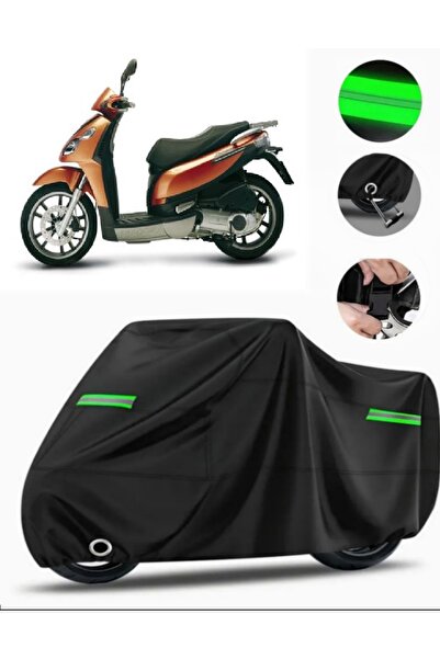 MotoEN Piaggio Carnaby 200 Compatible Motorcycle Tarpaulin Premium (Lock Comp...