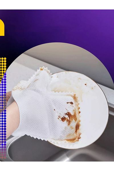 Transformacion Lint-Free Cleaning Glove - Wet and Dry Bamboo Fiber 721474