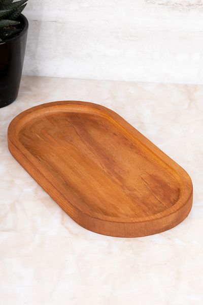 Dolkin Home Natural Wood Plank Stand, 24.5 X 12.5 Champions League (S.L.L)