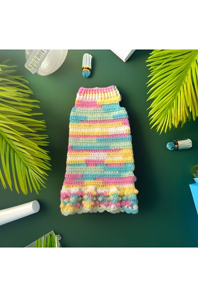 Lady Fify Colorful Pompom Vest for Cat Dog