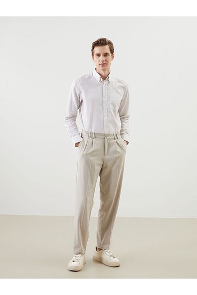LC Waikiki Ανδρικό πουκάμισο LCWAIKIKI Classic Regular Fit Dobby με τσέπες