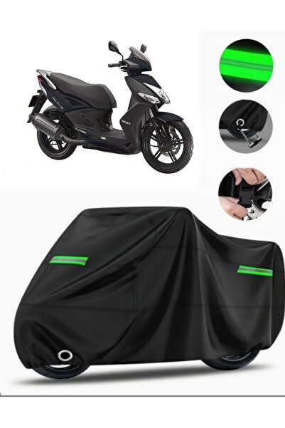 MotoEN Kymco Agility 16+ 150 Compatible Motorcycle Tarpaulin Premium (Lock Co...