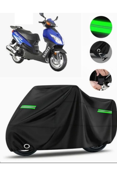 MotoEN Ramzey Star 125 L متوافق مع القماش المشمع للدراجات النارية Premium (مت...