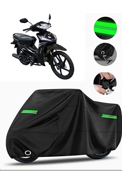 MotoEN Kral Motor KR-50 Burn متوافق مع القماش المشمع للدراجات النارية Premium...
