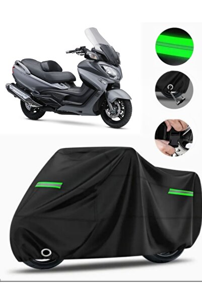 MotoEN سوزوكي بورجمان AN 650 ABS متوافق مع القماش المشمع للدراجات النارية (مت...