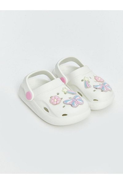 LC Waikiki Σανδάλια παραλίας LCW STEPS εμπριμέ Baby Girl