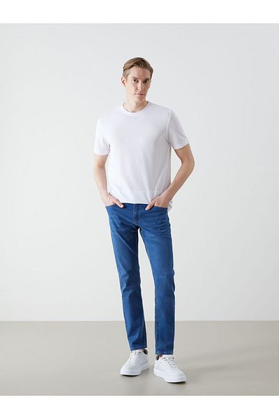 LC Waikiki Pantaloni de jeans pentru bărbați, slim fit, sezon nou - S5KK65Z8