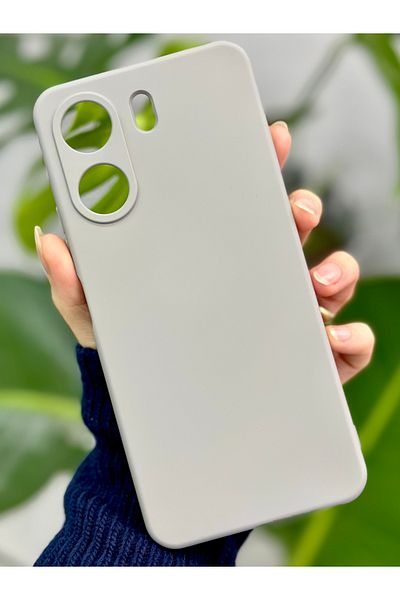 Go Aksesuar حافظة سيليكون مرنة متوافقة مع هاتف Redmi 13C