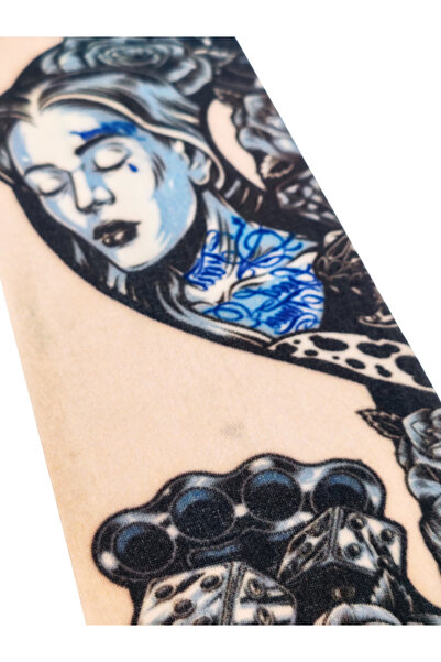 Shuttle Park Unisex Özel Seri Dövme Desenli Kolluk Mekan Bisiklet Sürüş ve Gü...