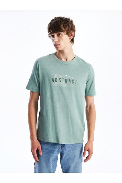 LC Waikiki Ανδρικό μπλουζάκι XSIDE Crew Neck με κοντό μανίκι χτενισμένο βαμβακερό