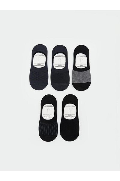 LC Waikiki Lcw Accessories Patterned Men's Ballerina Socks 5-Pack