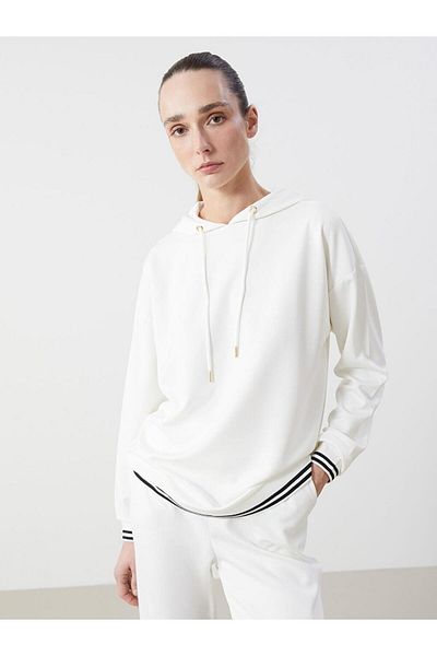 LC Waikiki Tricou oversize pentru femei LCWAIKIKI Classic Hooded