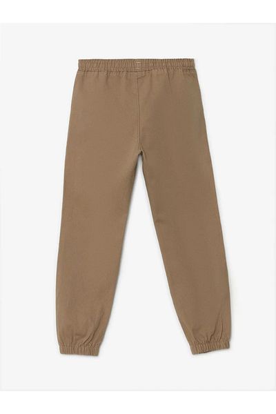 LC Waikiki Lcw Eco Beige Elastic Waist Boys Jogger Pants