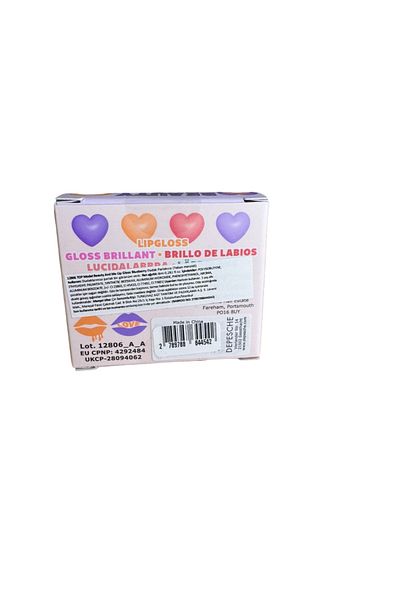 Top Model Heart Lip Gloss - Blueberry