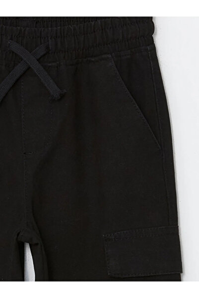 LC Waikiki LCW Kids Siyah Beli Lastikli Erkek Çocuk Jogger Pantolon