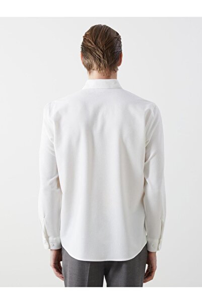 LC Waikiki Lcw Vision Slim Fit Long Sleeve Dobby Men's Shirt