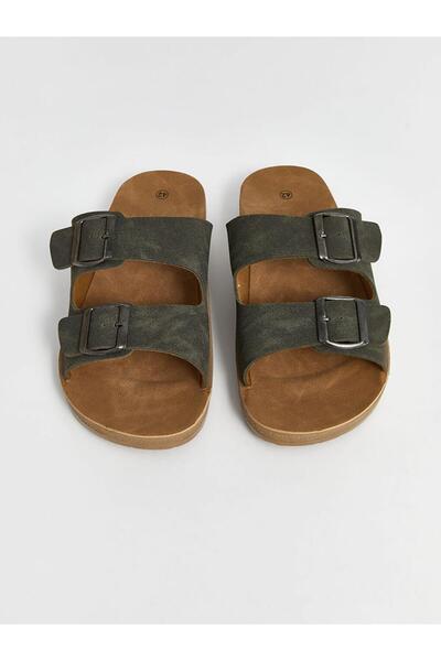 LC Waikiki Ανδρικές παντόφλες διπλής ζώνης LCW STEPS