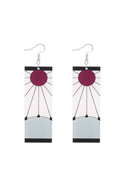 Choice أقراط أذن من الأكريليك بتصميم Blade of Ghost من مسلسل Demon Slayer Ani...