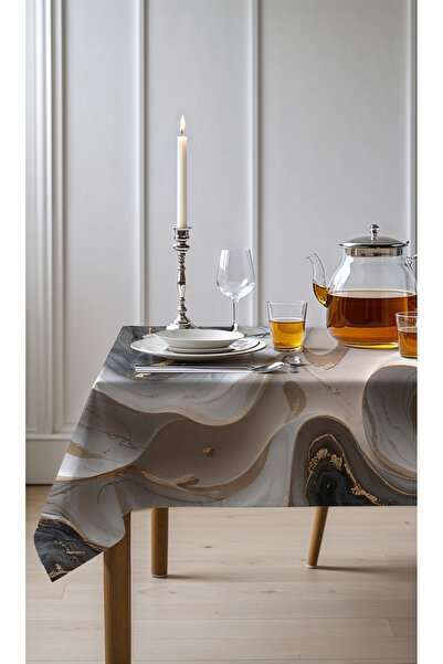 Medi Home Exclusive Series Nocturne Kadife Dokulu Dertsiz Masa Örtüsü