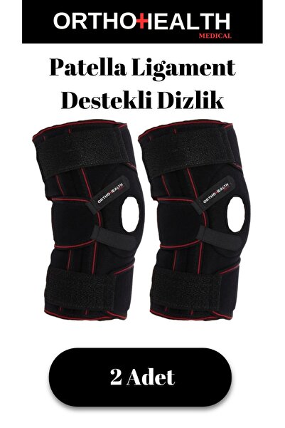 orthohealthmedical Patella Ligamentli Unisex Dizlik (2 Adet) Egzersiz, Ağırlı...