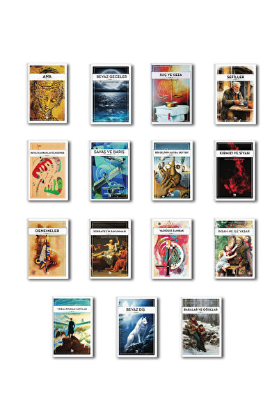 Kitap Pazarı Dünya Klasikleri Set - 15 Kitap
