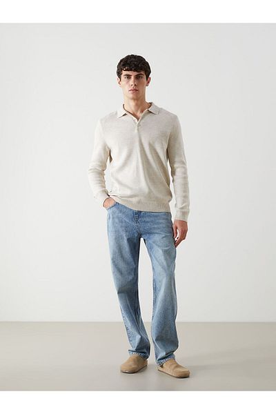 LC Waikiki Pantaloni de jeans pentru bărbați, cu croiala largi, sezon nou - S59050Z8