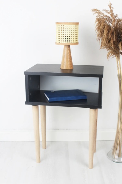 HNC HOME Komidin, Komodin, Başucu Komodin, Kenar Sehpa, Yan Sehpa, Çok Amaçlı...