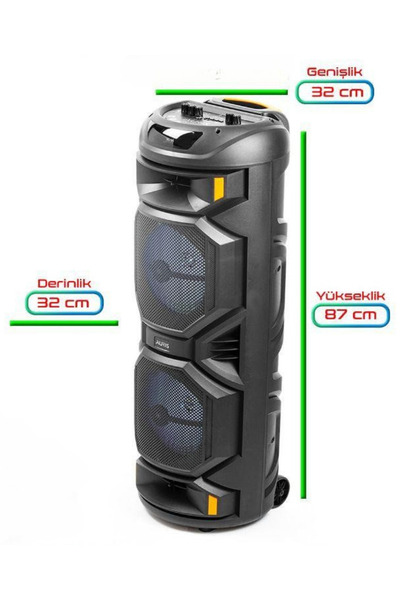 Techno Bluetooth Özellikli Hoparlör 16" Karaoke Mikrofon Özellikli Profesyone...