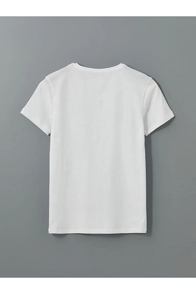 LC Waikiki White Crew Neck Short Sleeve Men's Undershirt 2 Pack