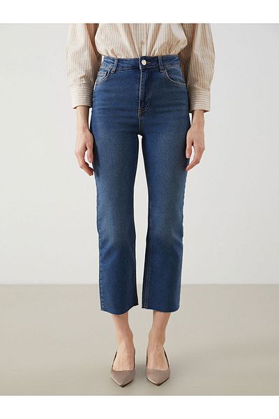 LC Waikiki Pantaloni Jean de damă Straight Fit