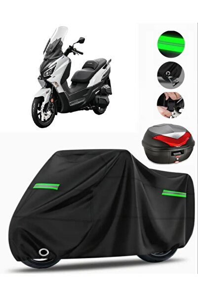 MotoEN Sym joymax z plus 250 rear bag compatible motorcycle tarpaulin premium...