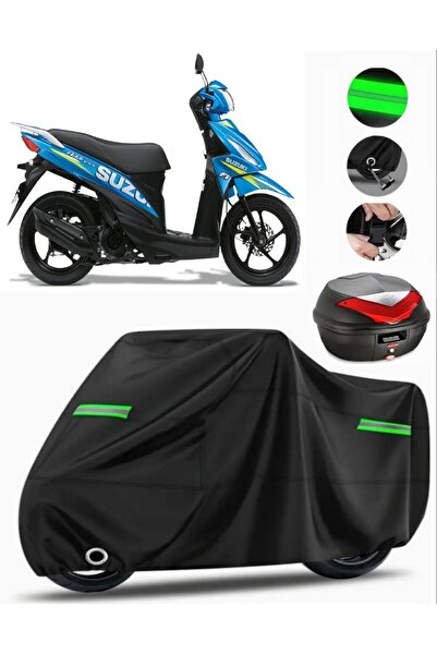MotoEN حقيبة سوزوكي للعنوان الخلفي متوافقة مع القماش المشمع للدراجات النارية ...
