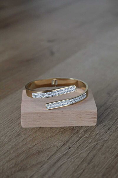 Romea Zirkon Taşlı İtalyan Zincir Kolye & Bileklik & Küpe Takı Seti, Çelik Takı Set, Zarif Hediyelik Set