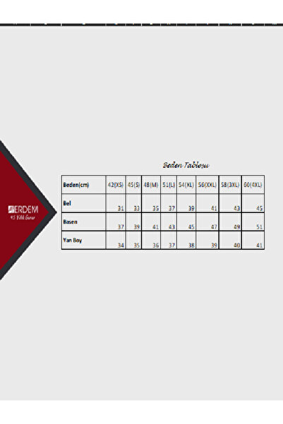 Erdem Men's Cotton Elastane Long Boxer 1470 - 3 Pieces