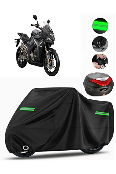 MotoEN Zontes 310 X Rear Bag Compatible Motorcycle Tarpaulin Premium (Lock Co...