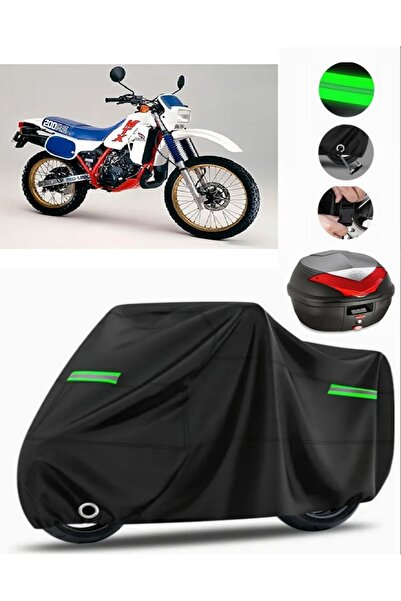 MotoEN هوندا MTX 200 حقيبة خلفية متوافقة مع القماش المشمع للدراجات النارية (م...