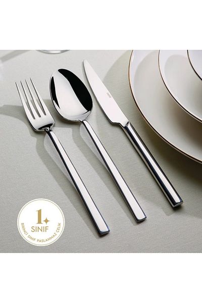 Nehir Dalyan 89 Piece Cutlery Set with Leather Bag